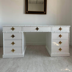 Savannah Executive Desk - Custom Lacquered