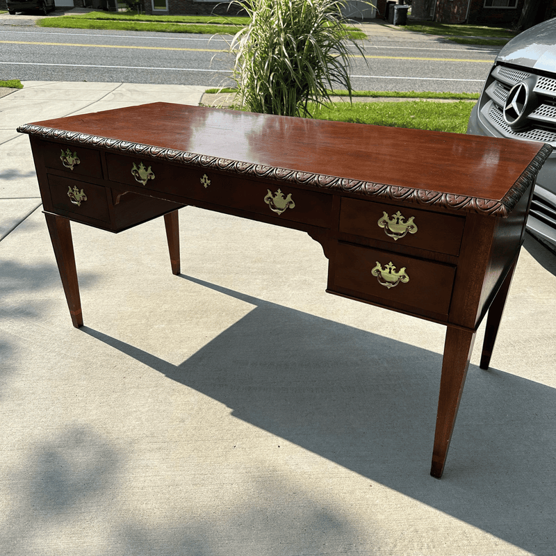 Desks Baker Furniture Desk - Custom Lacquered The Resplendent Crow