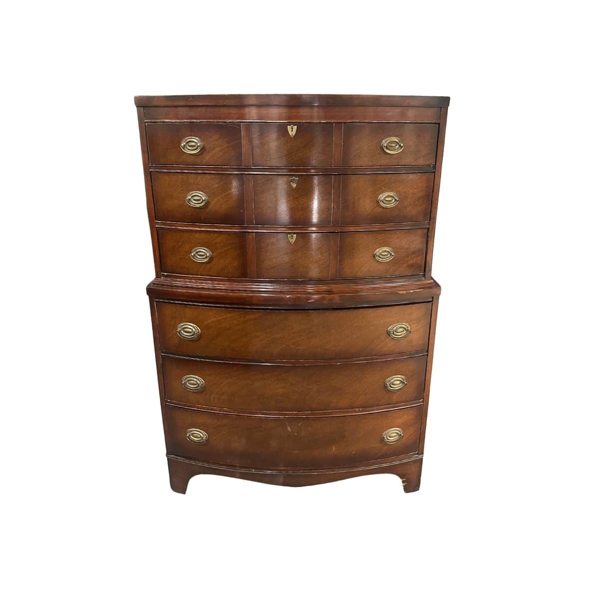 Vintage 6-Drawer Tallboy