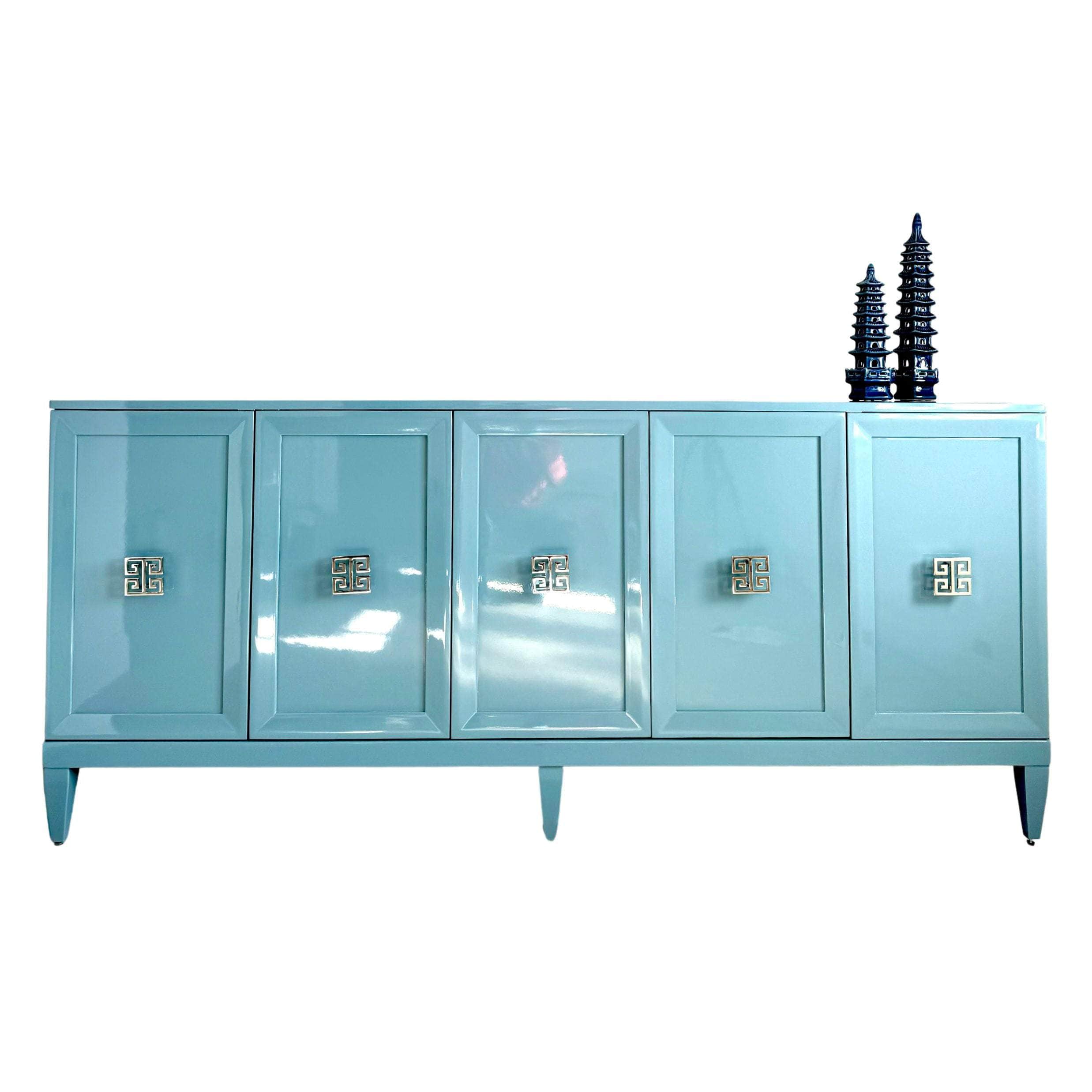 Zane Credenza In Oval Room Blue | The Resplendent Crow