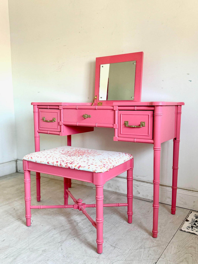 Vintage Makeup Vanity - Ready To Ship The Resplendent Home