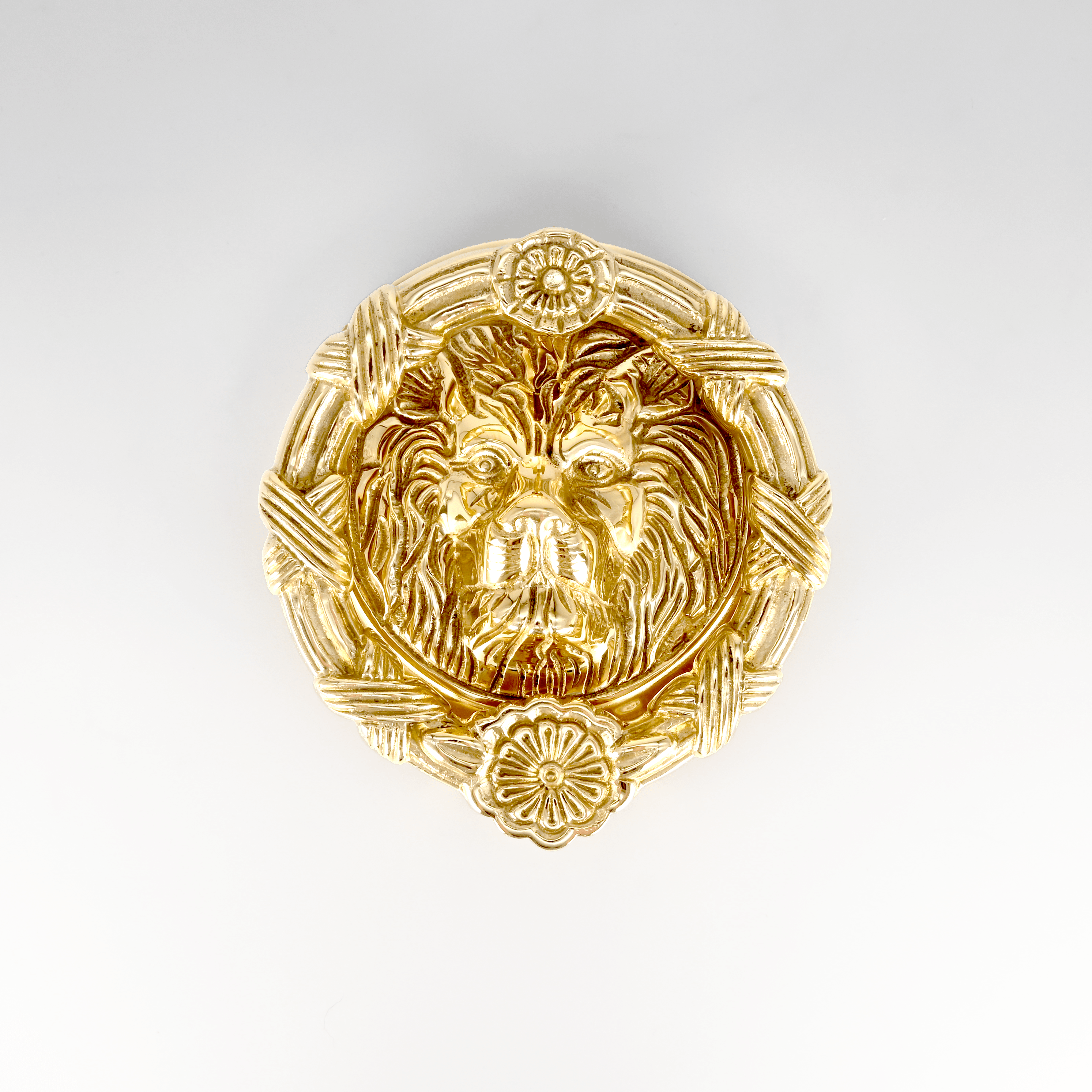 Lion Head Door Knocker - 5.75