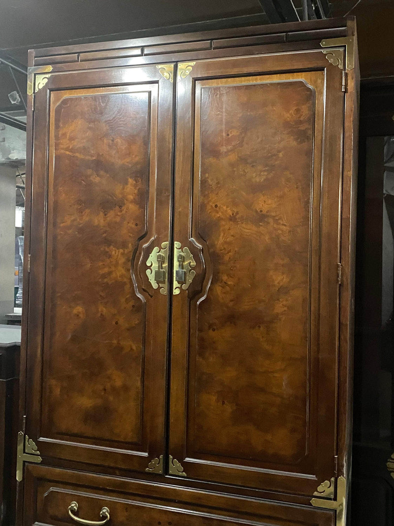 Vintage Chinoiserie Armoire - Custom Lacquered The Resplendent Home