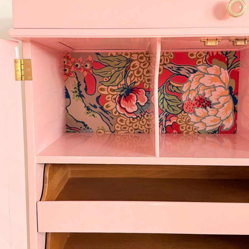 Worlds Prettiest Armoire in Salmonberry