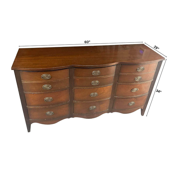 12-Drawer Dresser - Custom Lacquered The Resplendent Crow