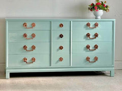 12 Drawer Dresser Lacquered in High Gloss Lacquer