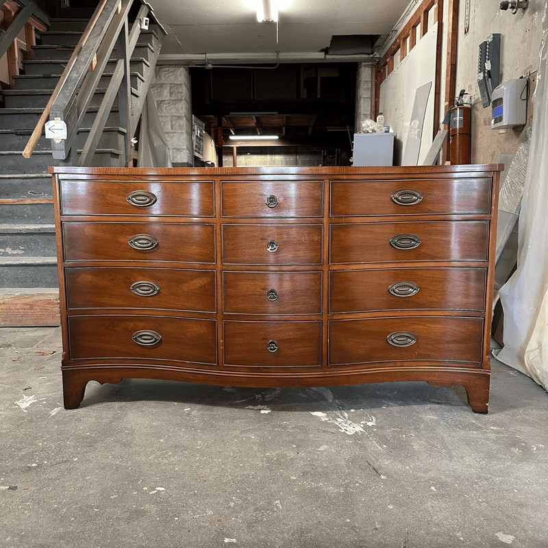 12 Drawer Elegant Vintage Dresser - Custom Lacquered The Resplendent Home