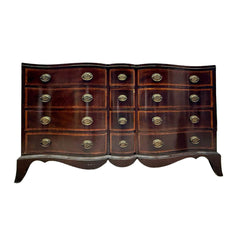 12-Drawer Serpentine Dresser - Custom Lacquered