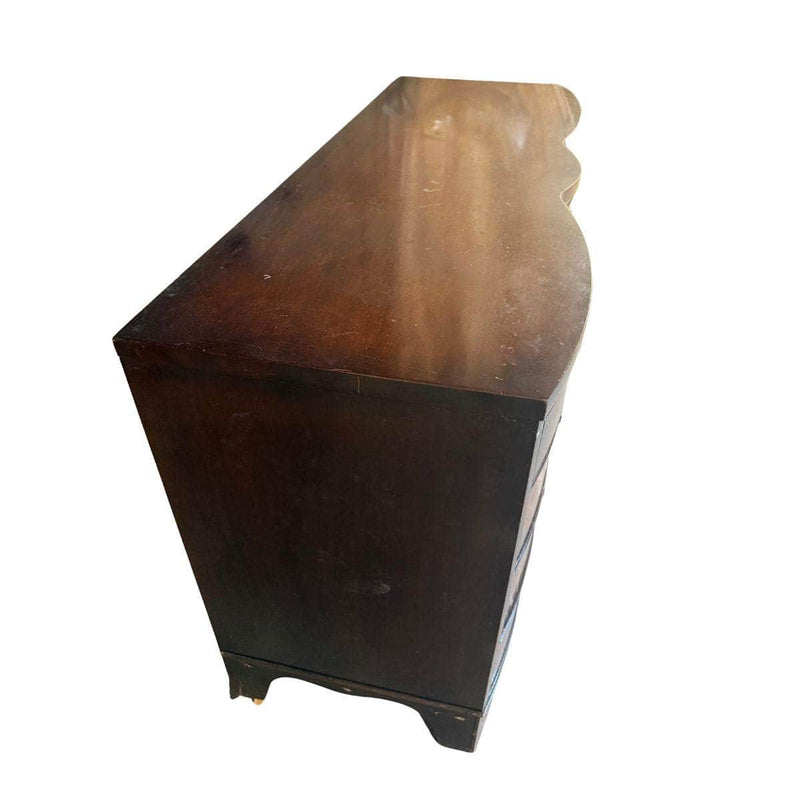 12-Drawer Serpentine Dresser - Custom Lacquered The Resplendent Crow