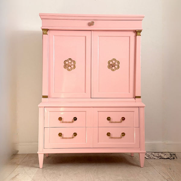 Worlds Prettiest Armoire in Salmonberry