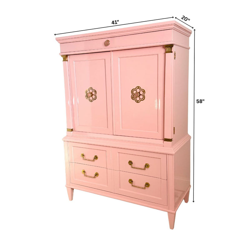 Worlds Prettiest Armoire in Salmonberry