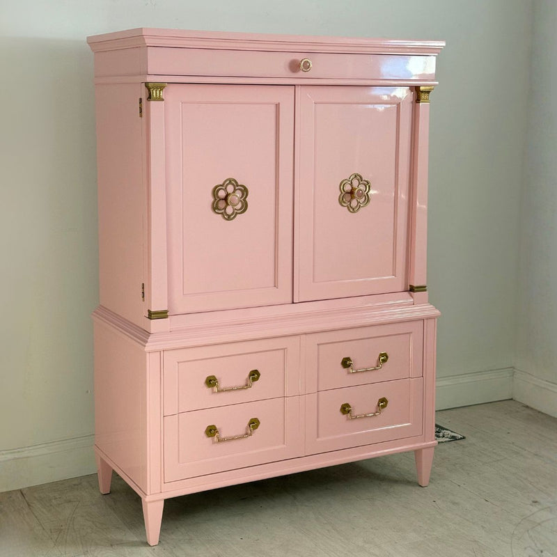 Worlds Prettiest Armoire in Salmonberry