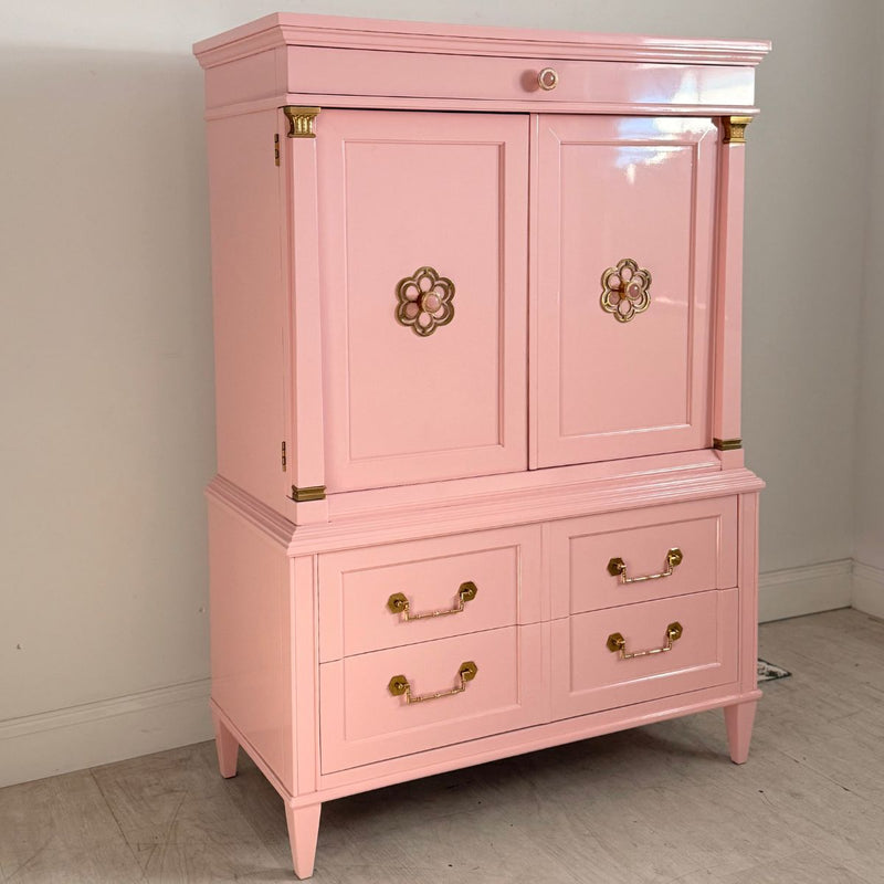 Worlds Prettiest Armoire in Salmonberry