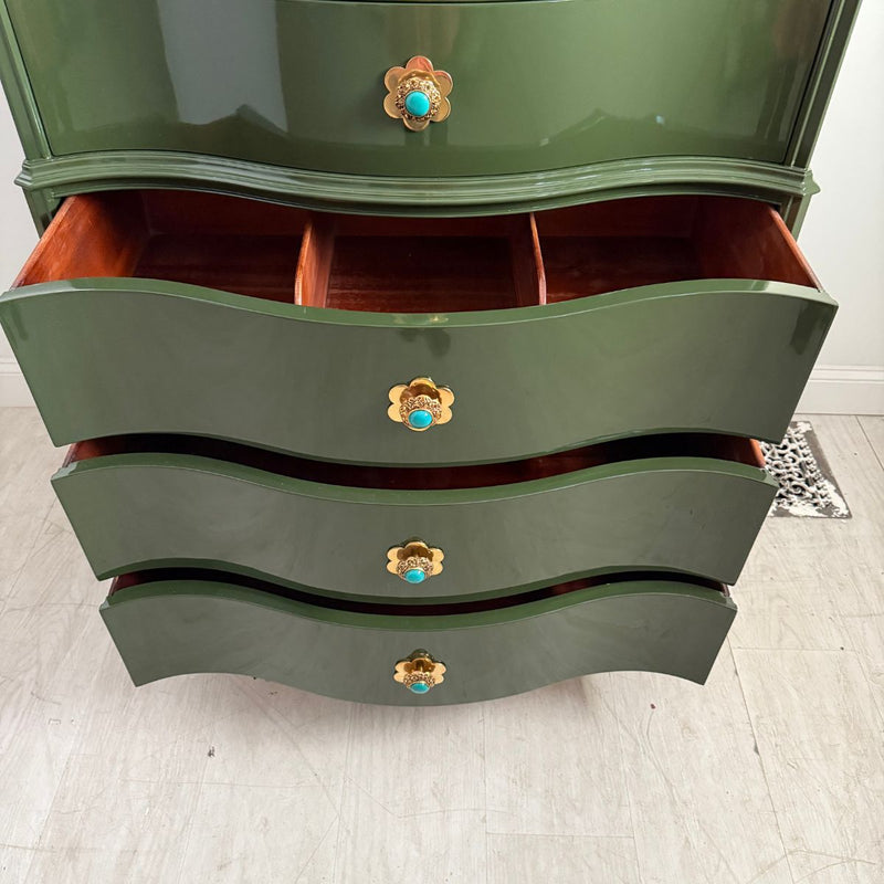 Extra Tall/Oversized Olive Green Tallboy - Ready To Ship