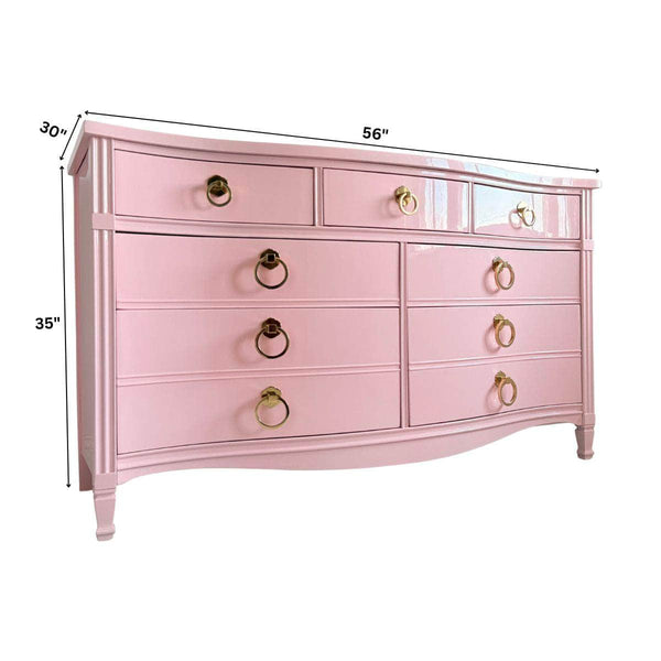 9 Drawer Dresser in Salmonberry - Ready To Ship The Resplendent Home
