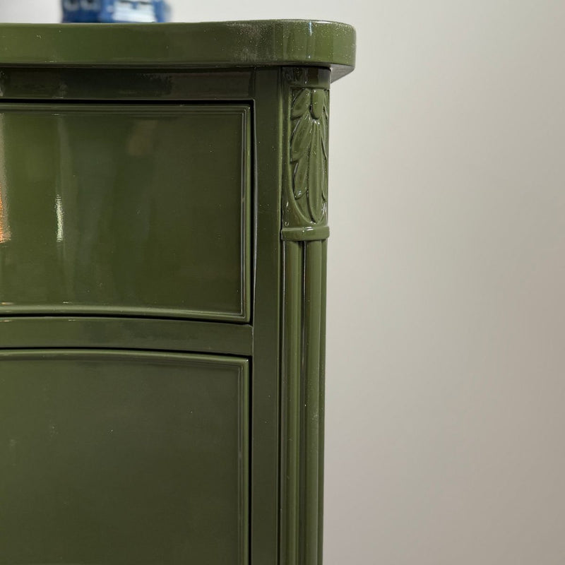 Serpentine Dresser in Olive Green - Ready To Ship