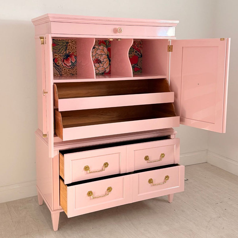 Worlds Prettiest Armoire in Salmonberry