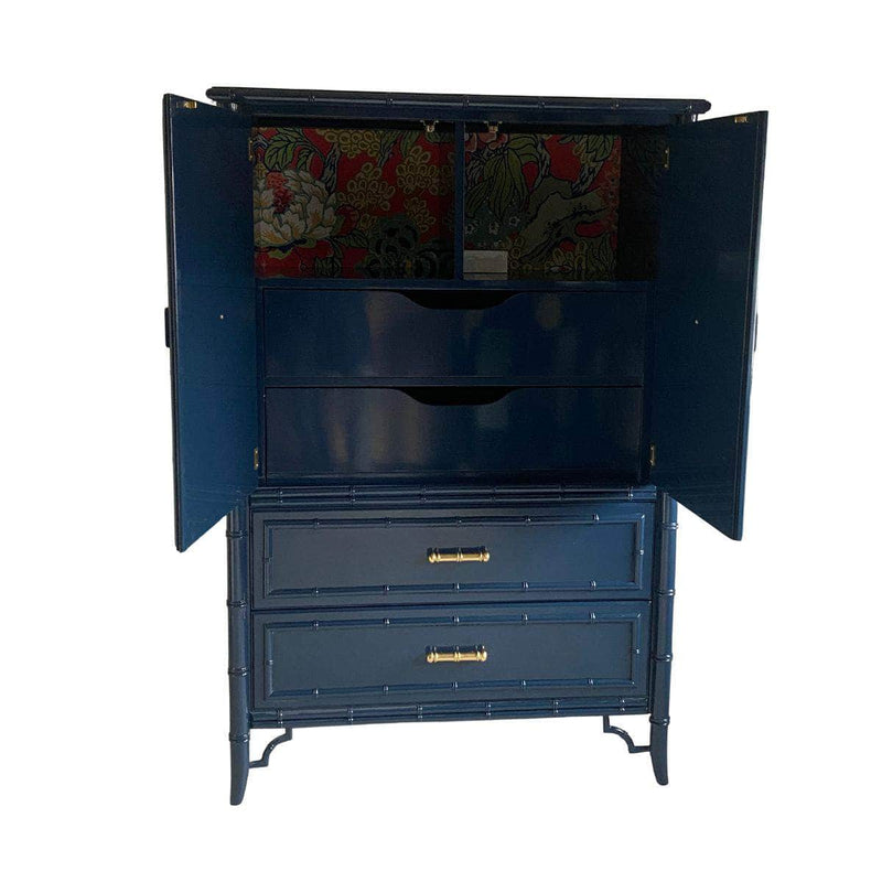 Armoire in Naval - Ready To Ship The Resplendent Crow