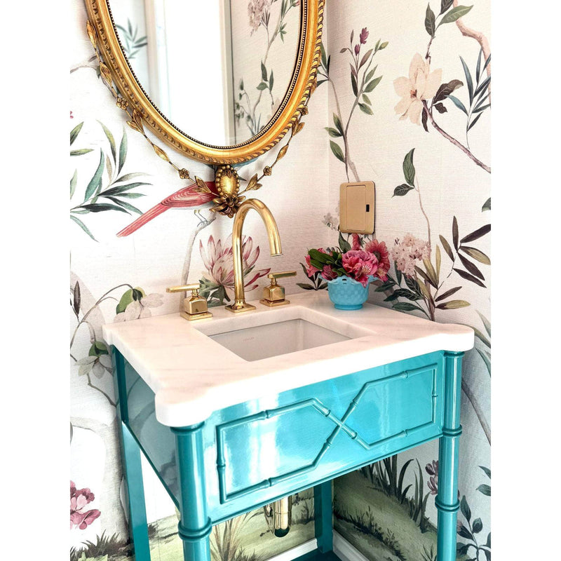 Bathroom Vanities Console Style Bathroom Vanity - Custom Lacquered The Resplendent Crow