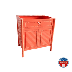 Savannah Powder Room Bathroom Vanity (X Style)