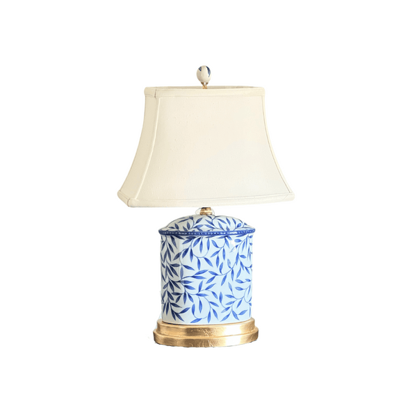 Blue And White Porcelain Lamp The Resplendent Crow