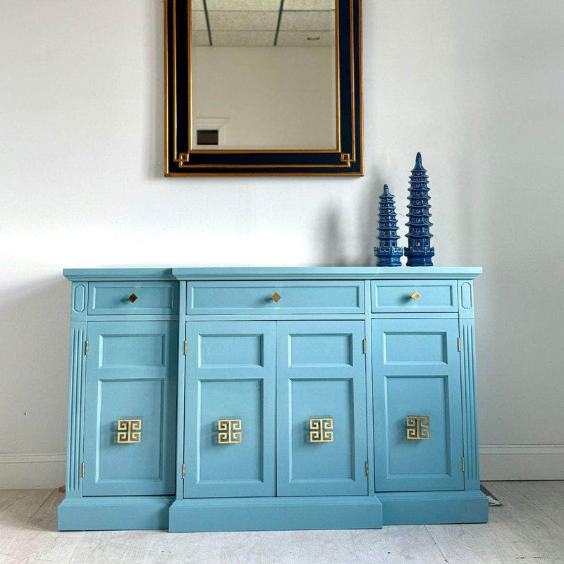 Breakfront Buffet in Oval Room Blue The Resplendent Crow