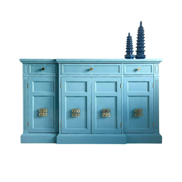 Breakfront Buffet in Oval Room Blue The Resplendent Crow