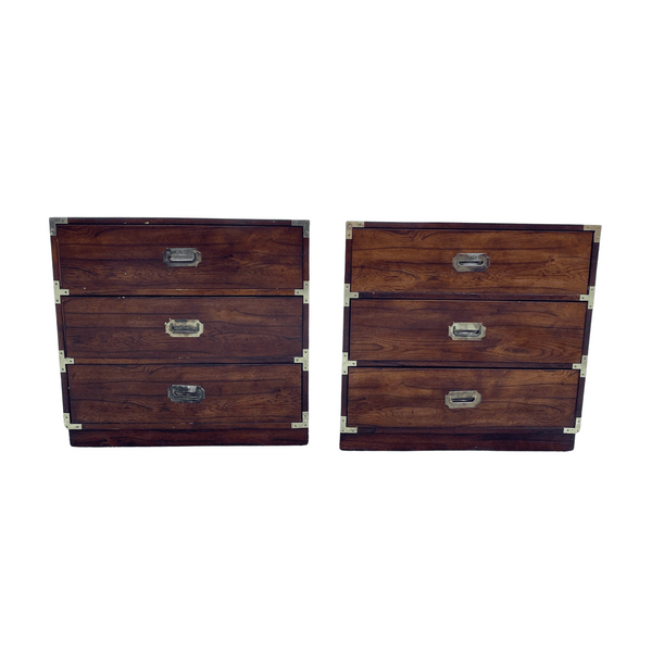 Cabinets & Storage Campaign Nightstands - Custom Lacquered The Resplendent Home