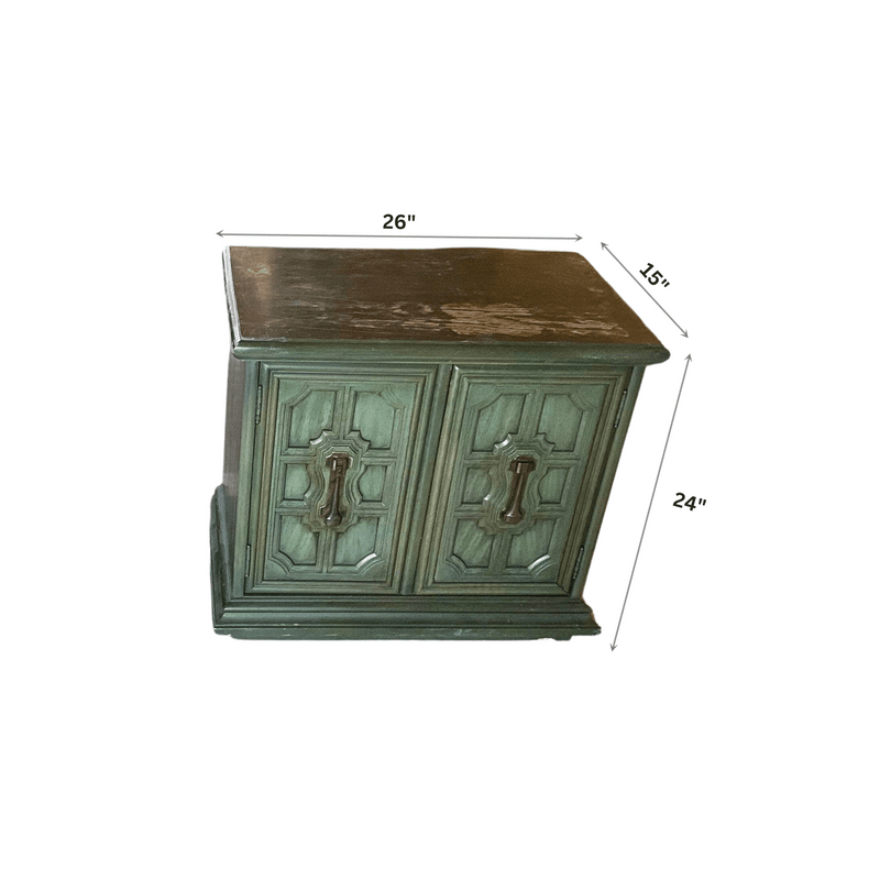 Cabinets & Storage Carved Front Nightstands - Custom Lacquered The Resplendent Home