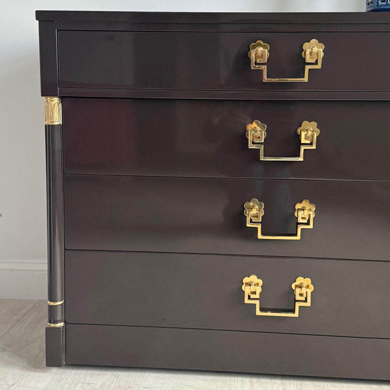 Cabinets & Storage Four Drawer Chest in Chocolate - Ready To Ship The Resplendent Crow