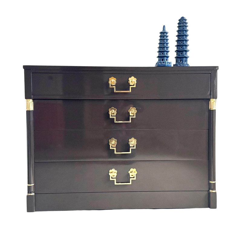 Cabinets & Storage Four Drawer Chest in Chocolate - Ready To Ship The Resplendent Crow