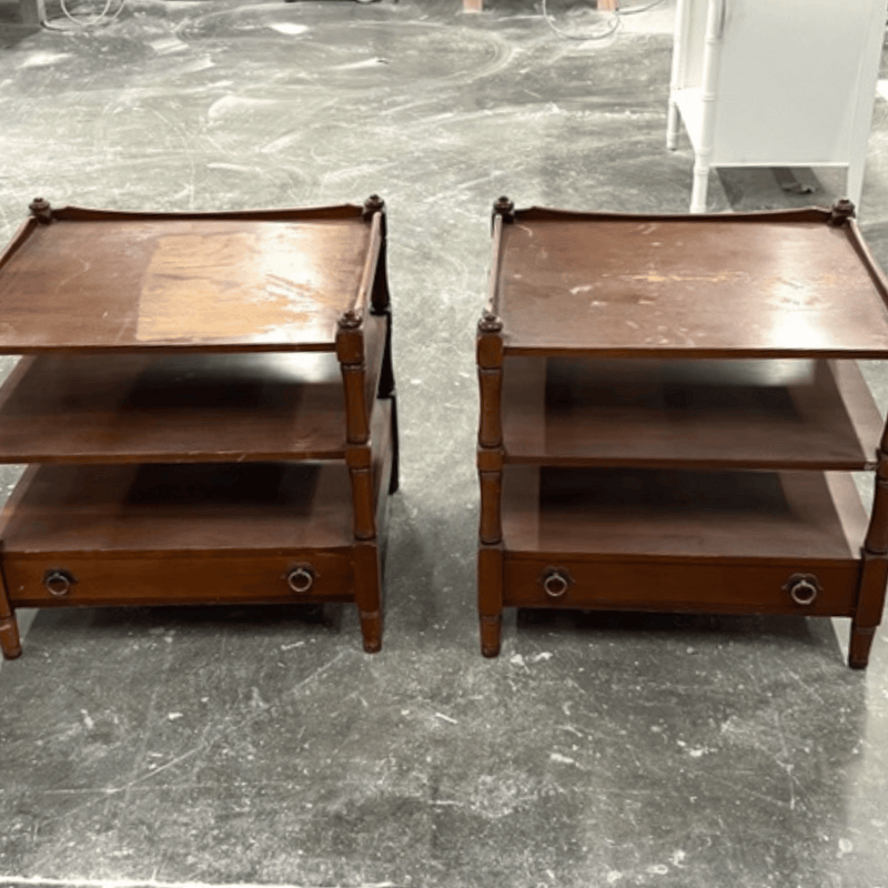 Cabinets & Storage Large End Tables or Nightstands - Custom Lacquered The Resplendent Home