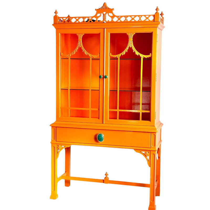 Cabinets & Storage Orange Hutch - Ready To Ship The Resplendent Home