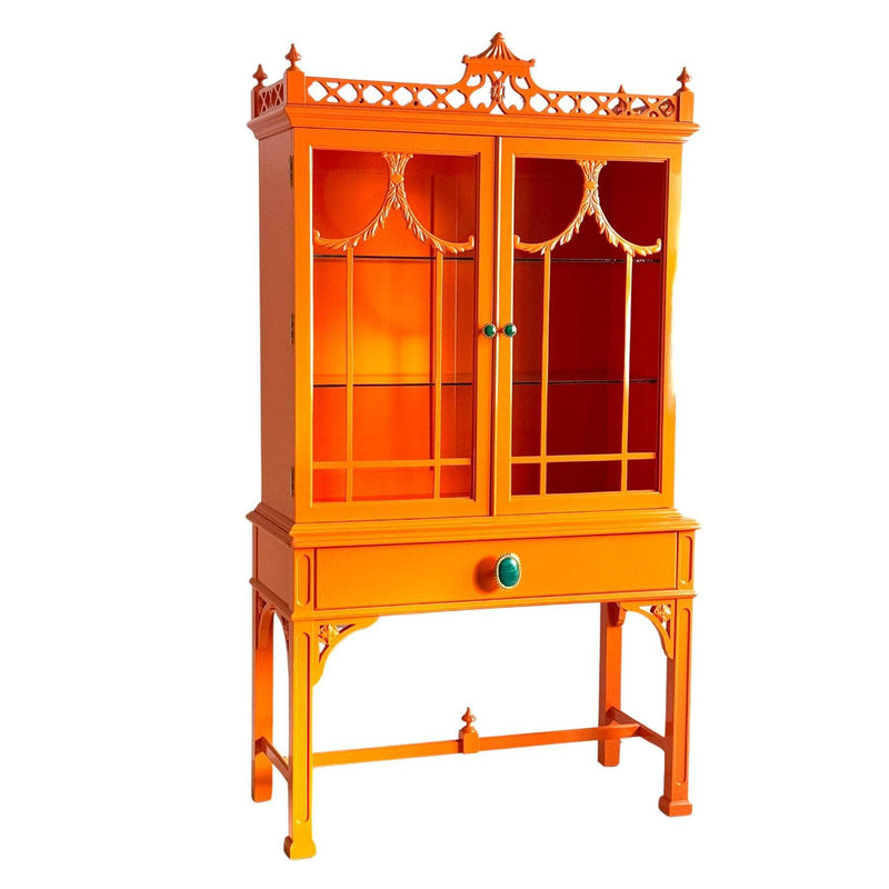 Cabinets & Storage Orange Hutch - Ready To Ship The Resplendent Home