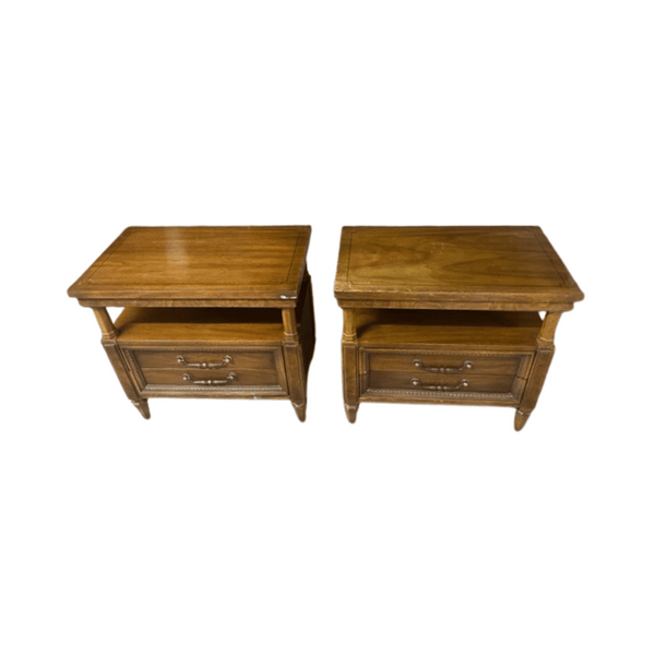 Cabinets & Storage Pair of End Tables or Nightstands - Custom Lacquered The Resplendent Home