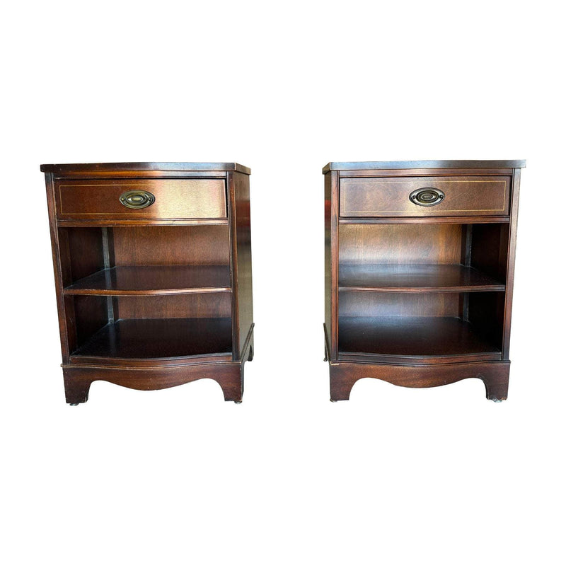 Cabinets & Storage Pair of Hepplewhite Nightstands The Resplendent Crow