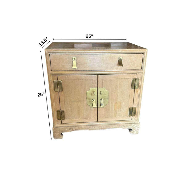 Cabinets & Storage Pair of Nightstands - Custom Lacquered The Resplendent Crow