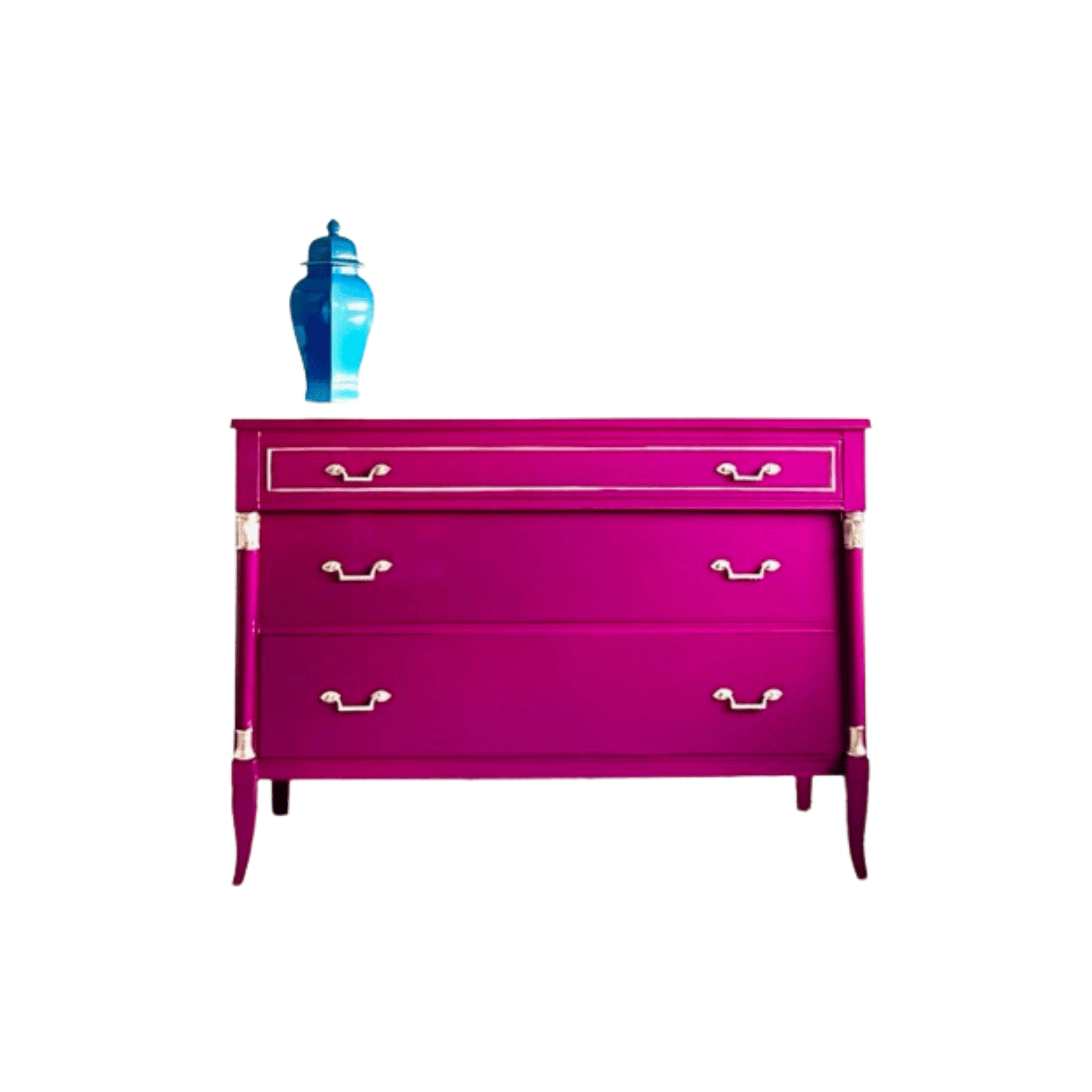Rway 3 Drawer Chest in Ruby | The Resplendent Crow