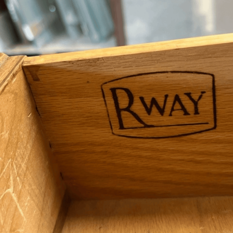Cabinets & Storage Rway Vintage Nightstands - Custom Lacquered The Resplendent Crow