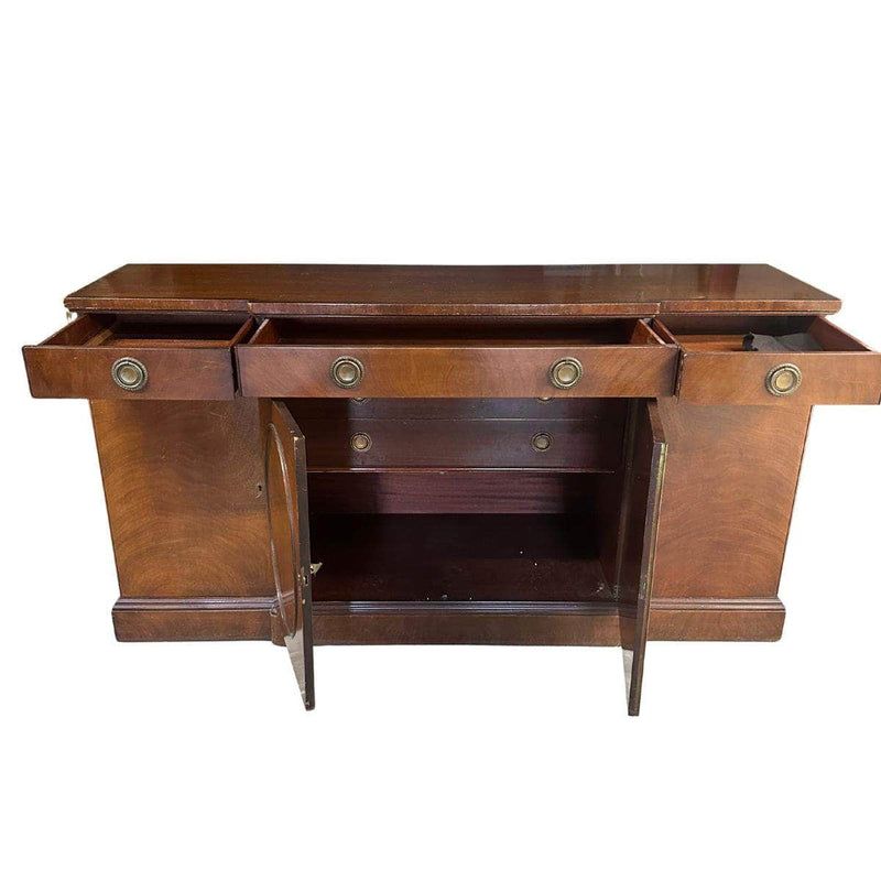 Cabinets & Storage Traditional Credenza - Custom Lacquered The Resplendent Crow
