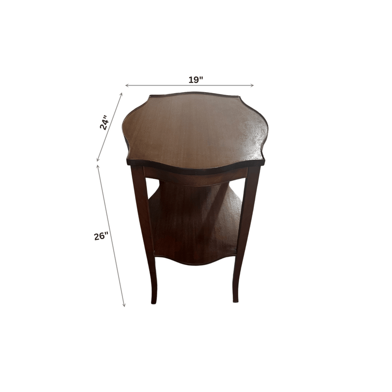 Cabinets & Storage Vintage Traditional Side Tables - Custom Lacquered The Resplendent Crow