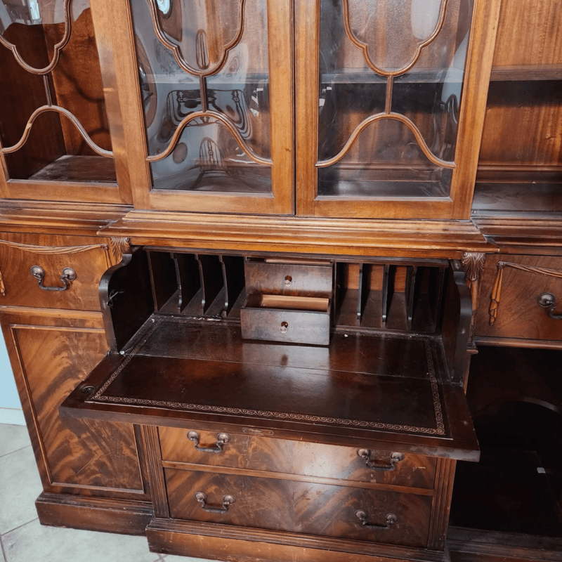 China Cabinets & Hutches China Cabinet - Custom Lacquered The Resplendent Crow