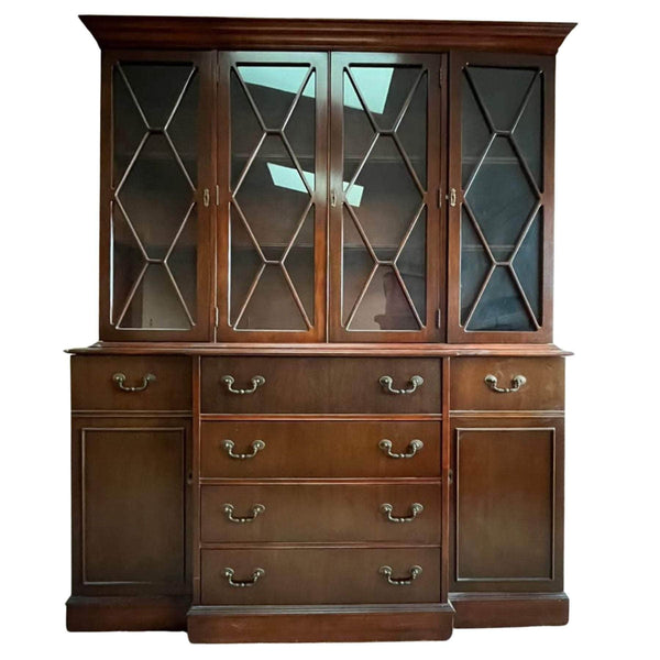 China Cabinets & Hutches China Cabinet - Custom Lacquered The Resplendent Crow