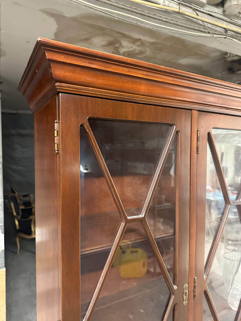 China Cabinets & Hutches China Cabinet - Custom Lacquered The Resplendent Crow