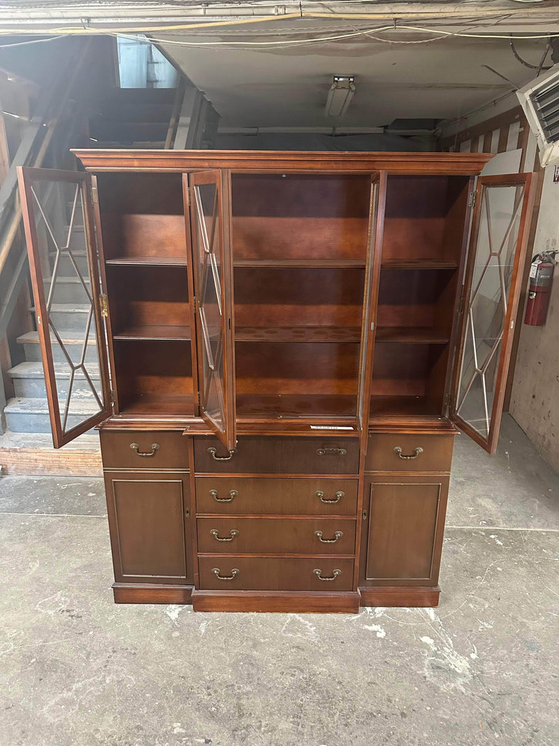 China Cabinets & Hutches China Cabinet - Custom Lacquered The Resplendent Crow