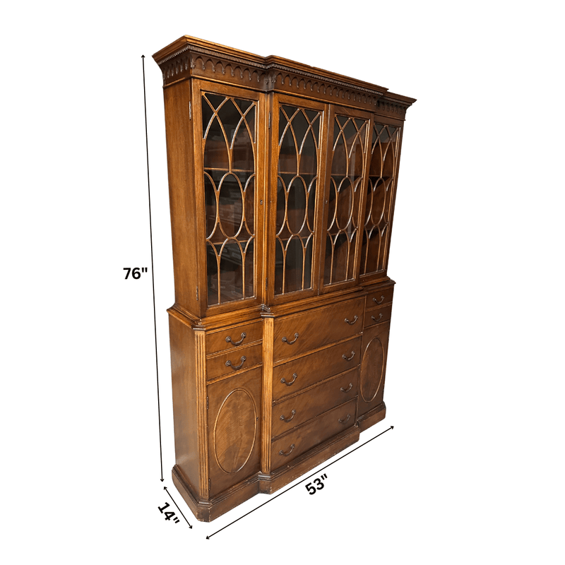 China Cabinets & Hutches Fretwork China Cabinet - Custom Lacquered The Resplendent Home