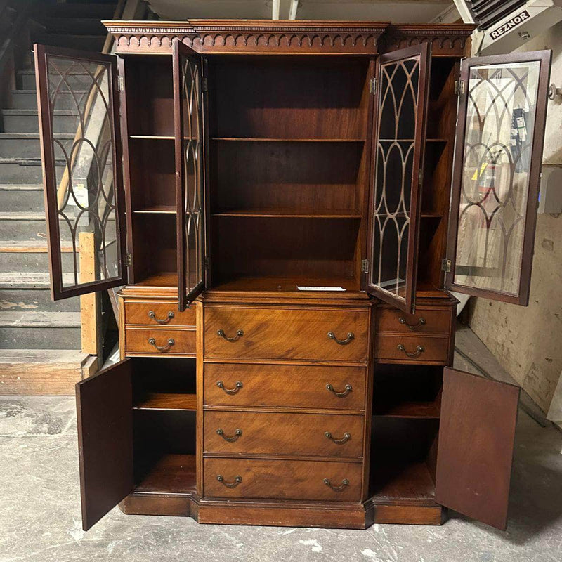 China Cabinets & Hutches Fretwork China Cabinet - Custom Lacquered The Resplendent Home