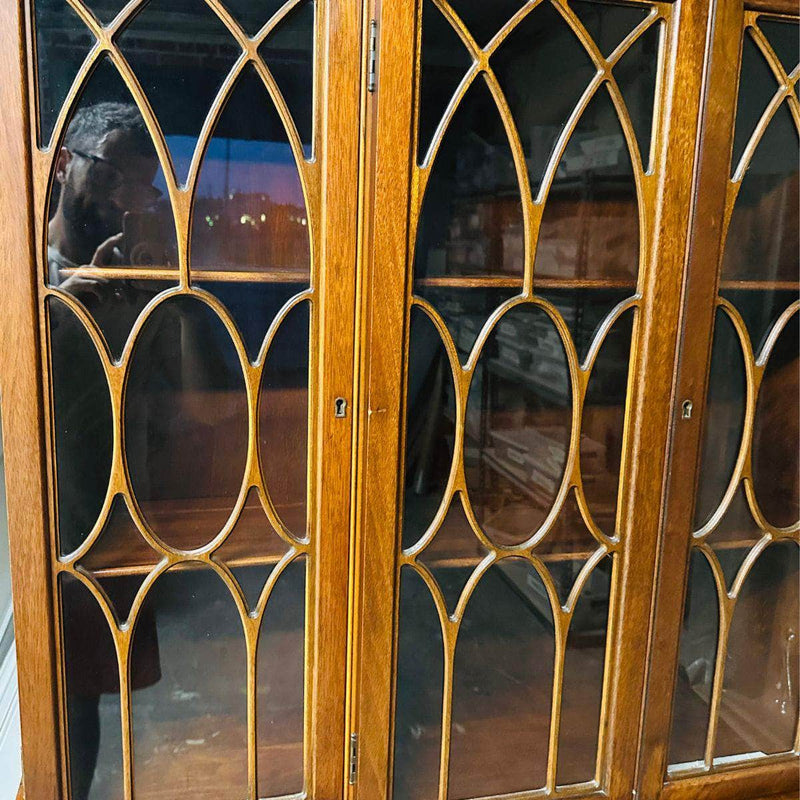 China Cabinets & Hutches Fretwork China Cabinet - Custom Lacquered The Resplendent Home