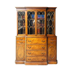 Fretwork China Cabinet - Custom Lacquered