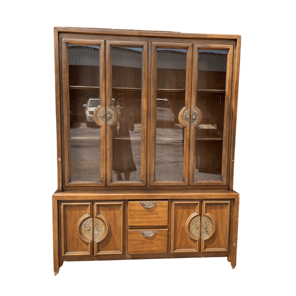 Vintage Chinoiserie China Cabinet The Resplendent Crow